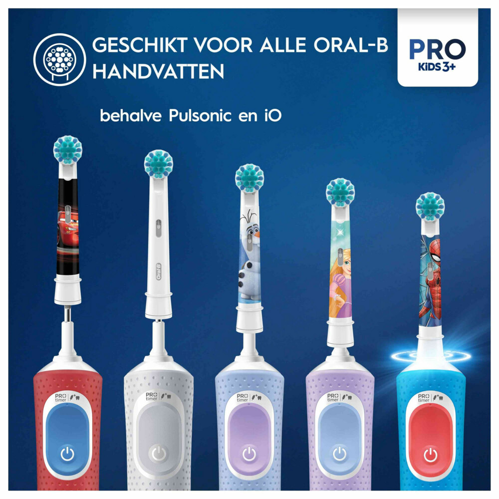 Oral-B Opzetborstels Kids Cars / Princess4 stuks