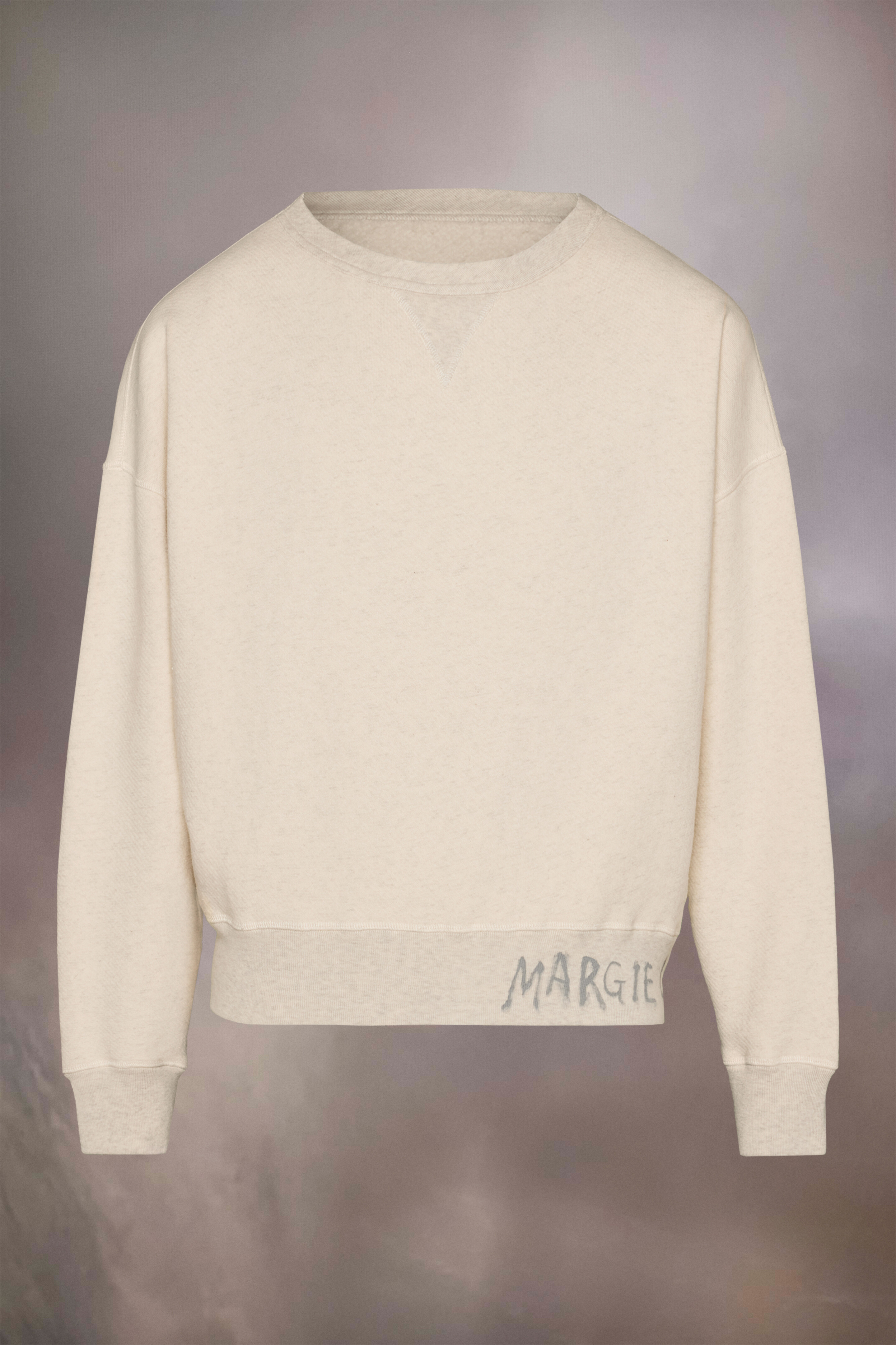 Sweat-shirt à logo Crème