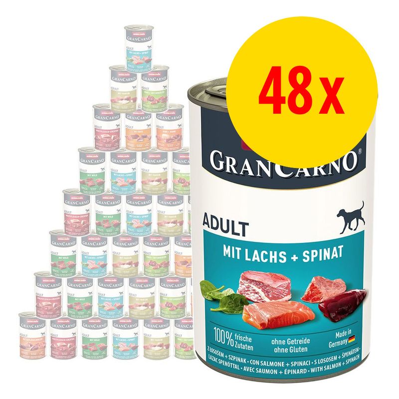 Lot mixte animonda GranCarno Adult 48 x 400 g