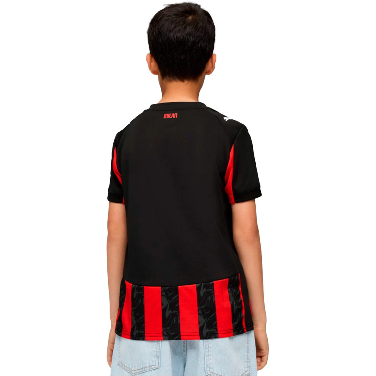 Camisola Puma AC Milan Primeiro Equipamento 2025-2026 Criança