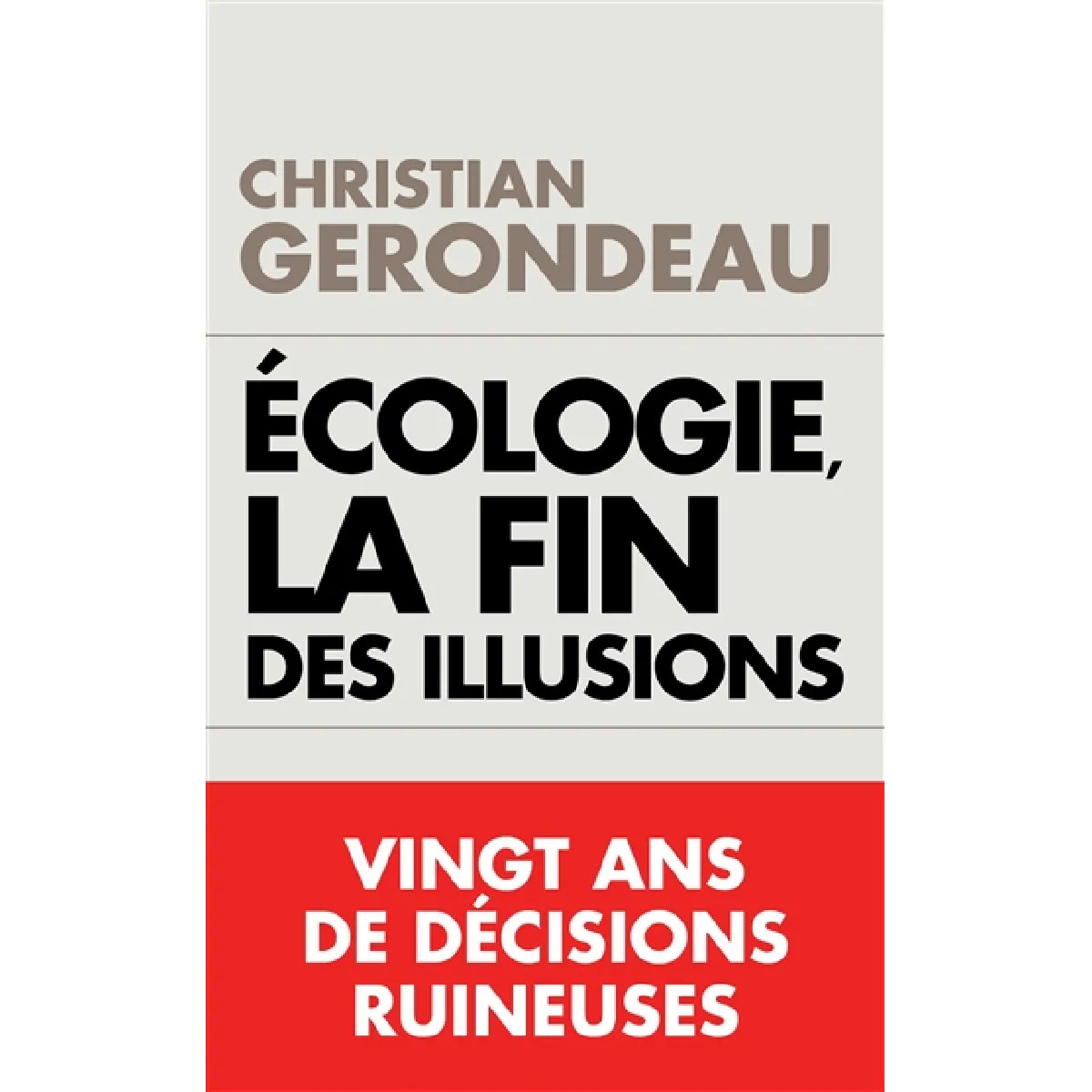Ecologie, la fin · Occasion