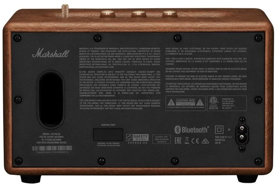 Marshall Acton 3 BT Marron Enceintes connectées