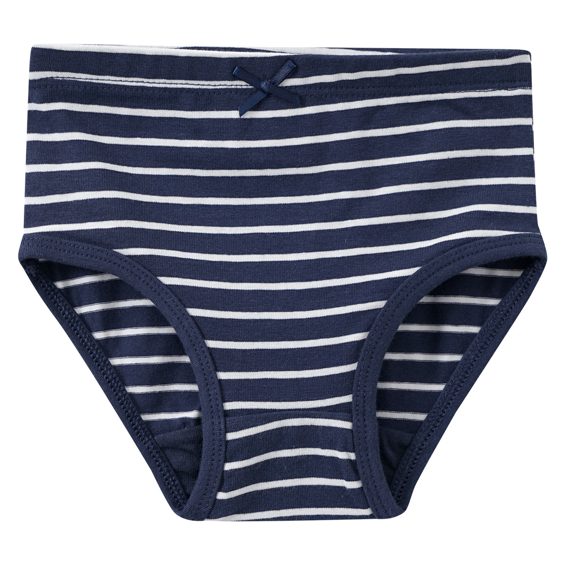 Famy 3 Baby Slips aus Bio-Baumwolle dunkelblau / weiss