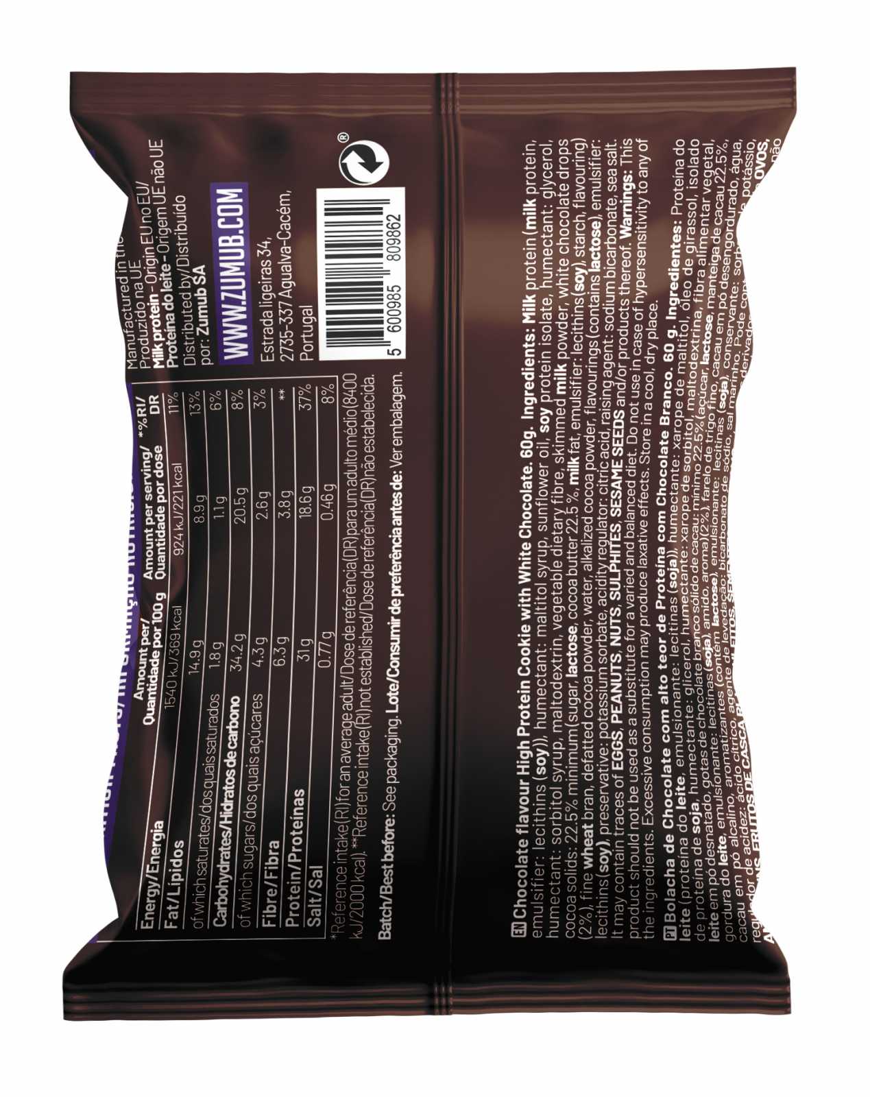 Biscoito proteico Zumub 60g