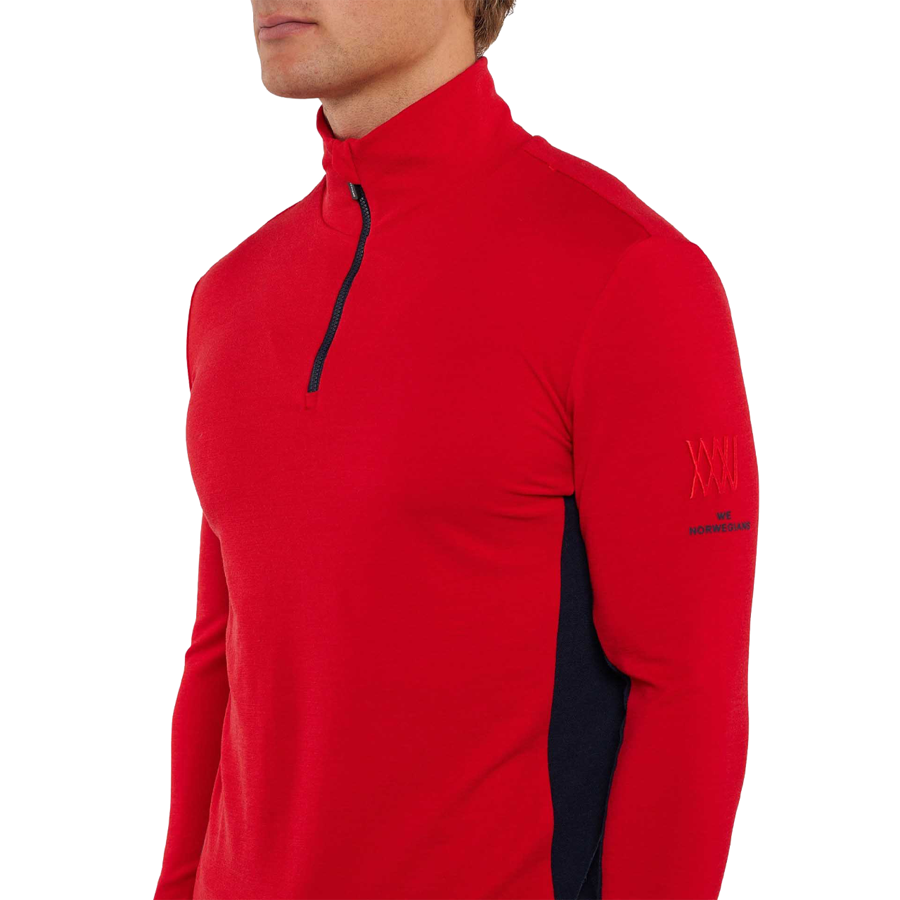 We Norwegians Herren Merino Skishirt VOSS red | Skishirts | Skibekleidung | Herren | XSPO-Fashion