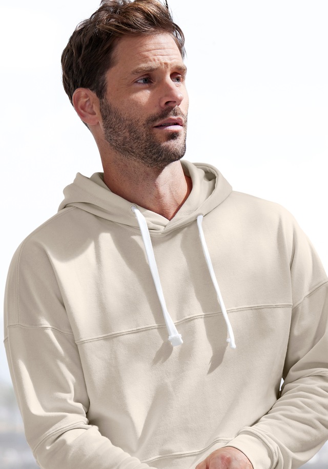 H.I.S Hoodie , Langarm Sweater mit Kapuze, aus Baumwollmischung