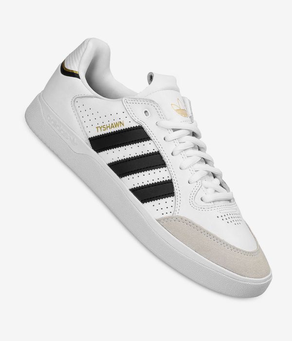 adidas Skateboarding Tyshawn Low Schuh (white core black gold melange)