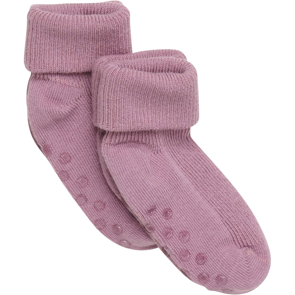 Køb Minymo Orchid Haze Baby Rib Strømper 2-Pak
