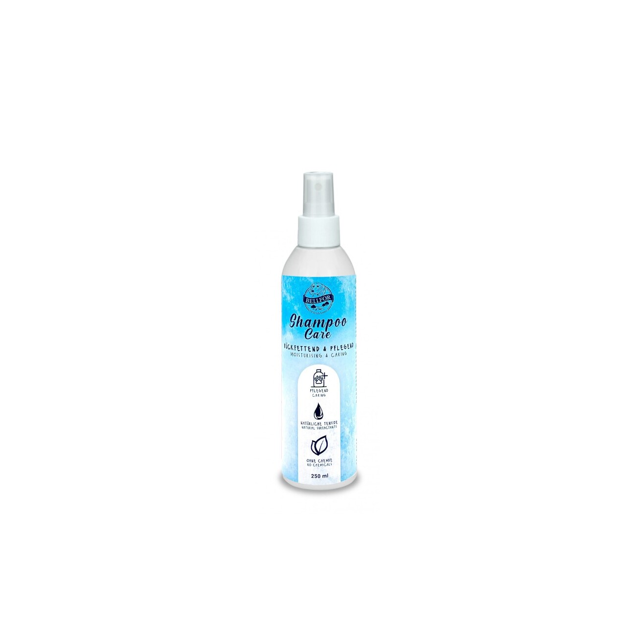 Bellfor Sparset gegen Schuppen beim Hund mit Shiimun Skin 50g und Hundeshampoo Care 250ml