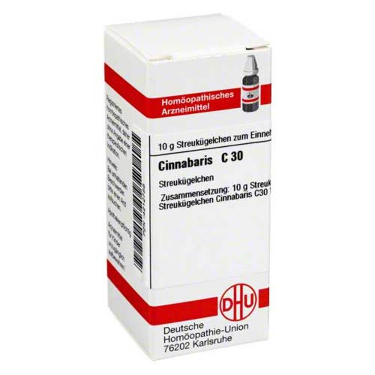 DHU Cinnabaris C 30 Globuli, 10 g