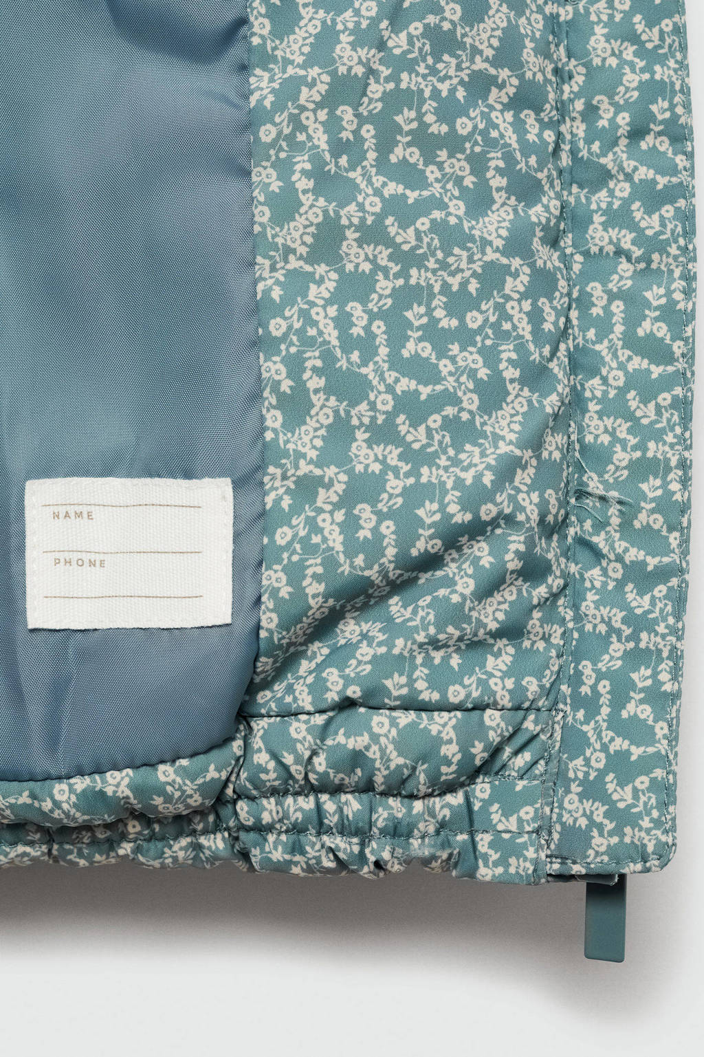 bodywarmer met all over print groen