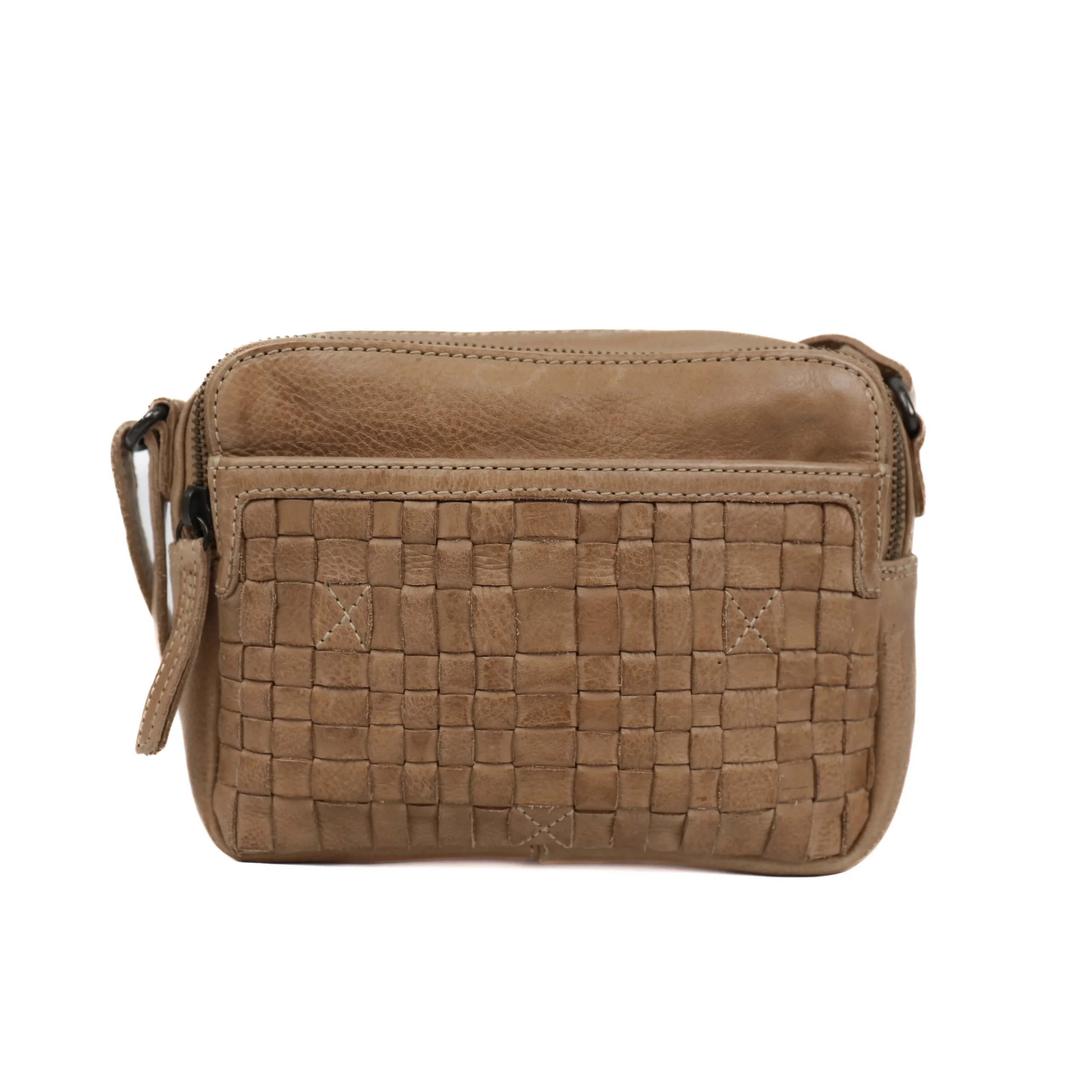 Bear Design Cow Lavato Schoudertasje Irem Baltic Beige Woven CL44395
