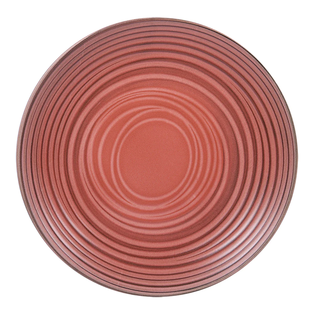 Assiette plate Moon corail 27 cm (lot de 6) Table passion