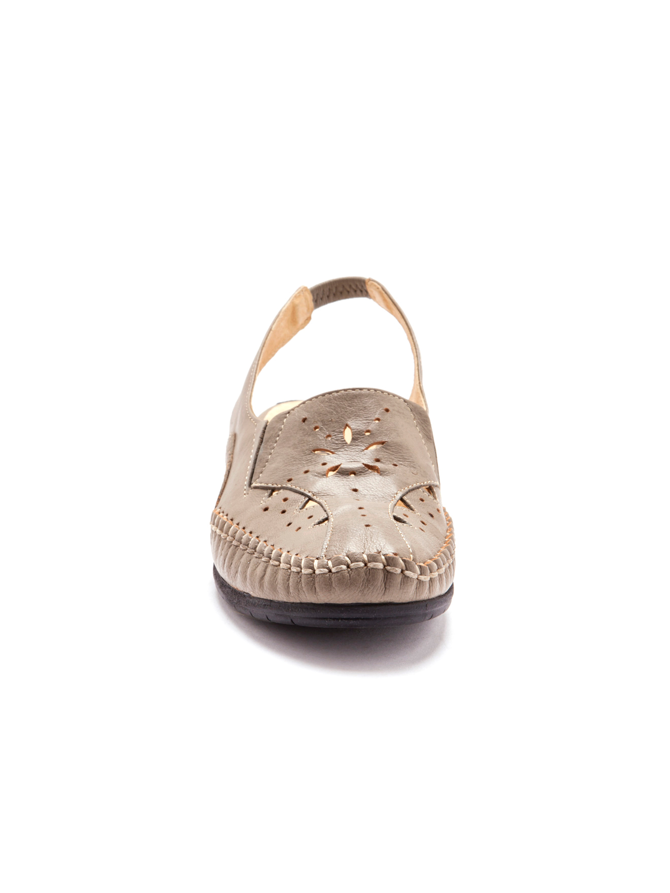 Sandales ajourées talon 4cm