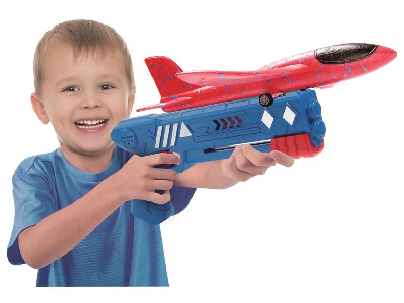 Totally Spielset Trendy 2 in 1 Kite und Glider Catapult Katapult mit Flieger und Segel