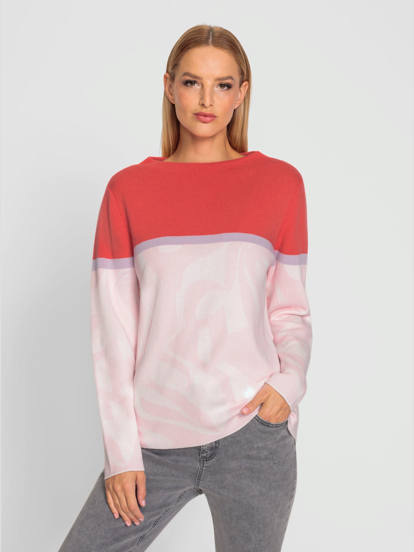 Pull superbe motif jacquard