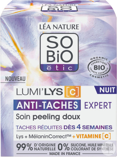 So'Bio Étic Soin Nuit Peeling Doux Bio Pot 50ml