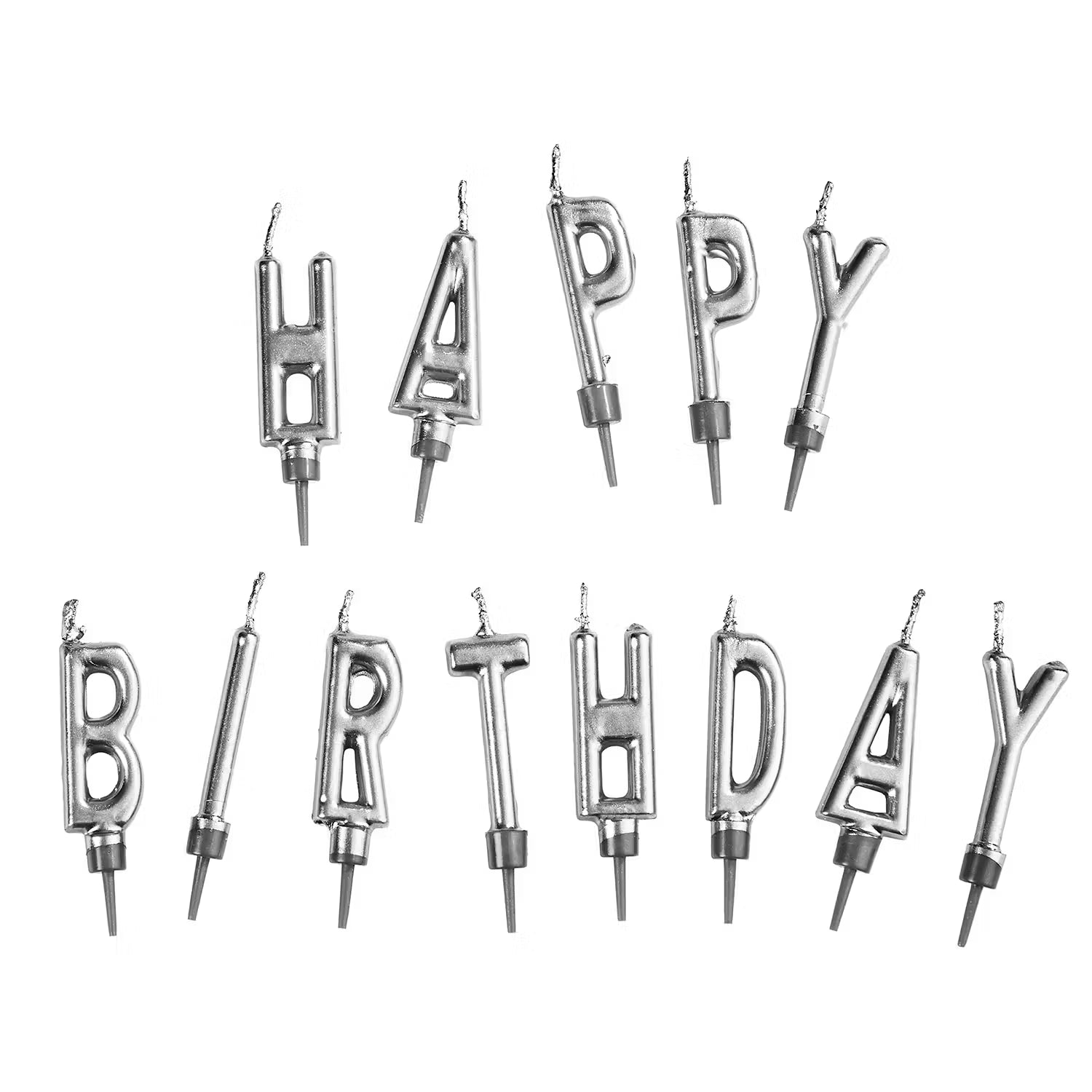 HAPPY BIRTHDAY Kerze 12er-Set