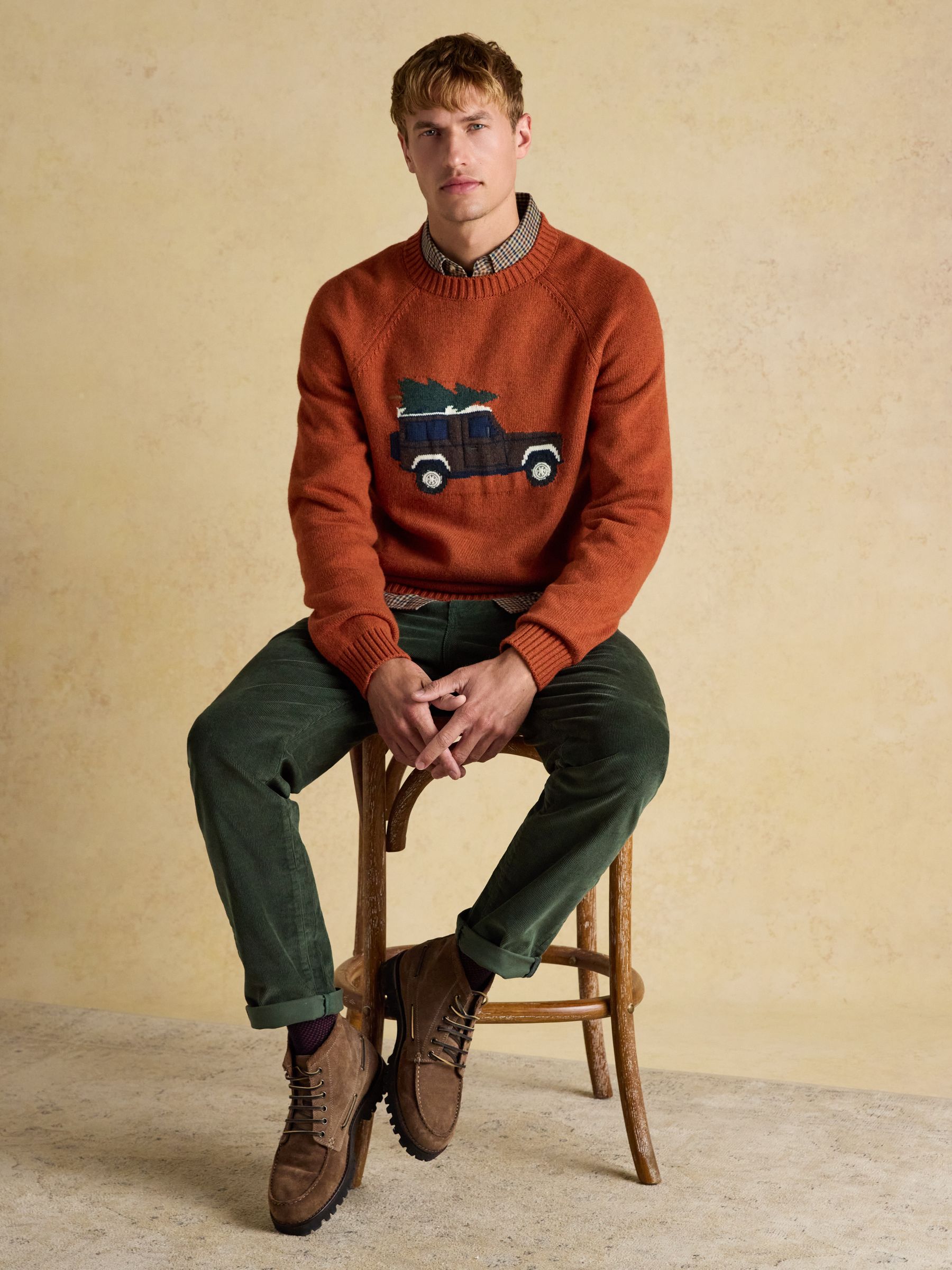 Offroad Crew Neck Christmas Jumper