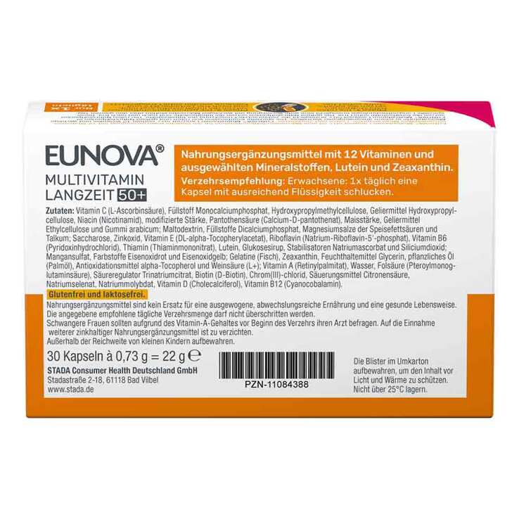 Eunova Langzeit 50+ Kapseln, 30 St