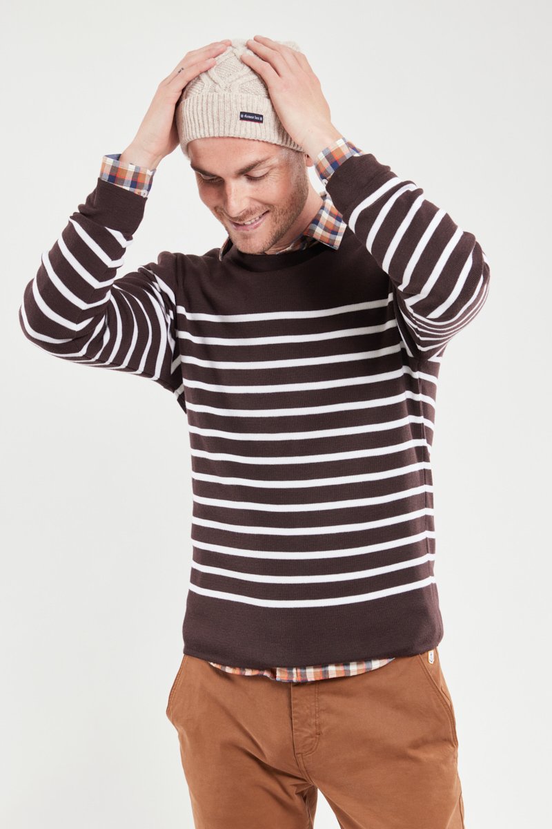 Pull marin rayé 