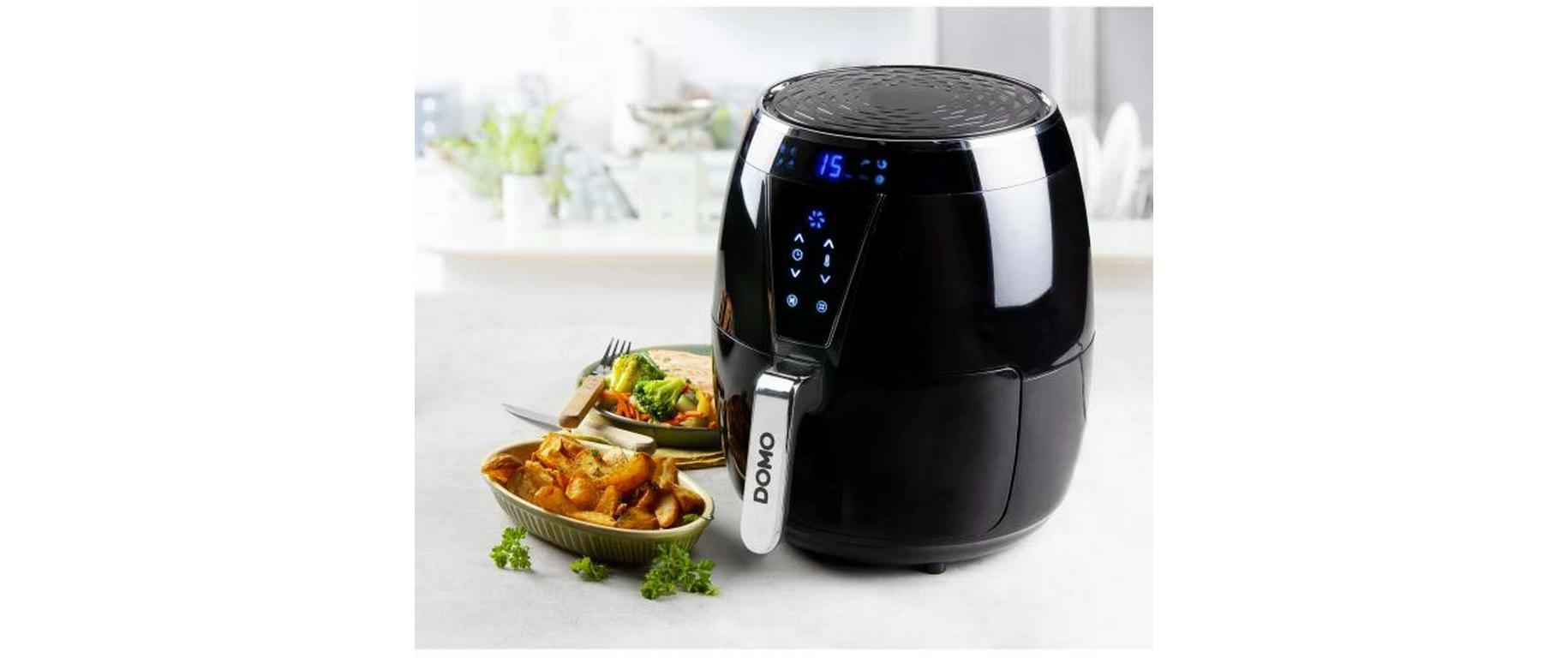 Heissluft-Fritteuse DO532FR 4 l, Schwarz<br>Fritteuse