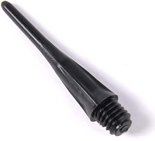 (200er Set) Kunststoff Dart Spitzen Softdart Ersatz Tips (2ba) - Schwarz