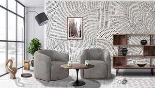 Drehsessel Alken 87x77x87 cm Stone