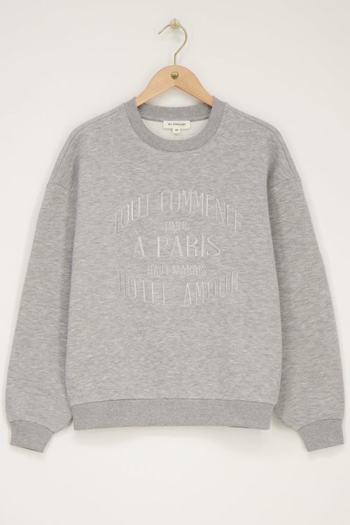 Grijze sweater 