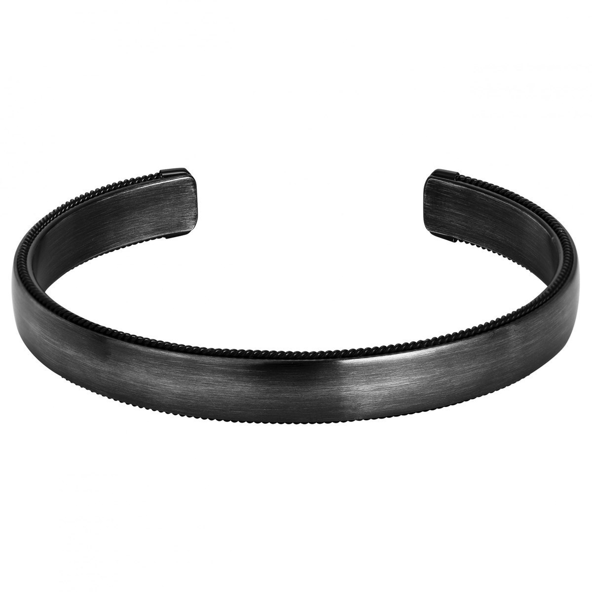Jonc ouvert en Acier 316L - gris brillant