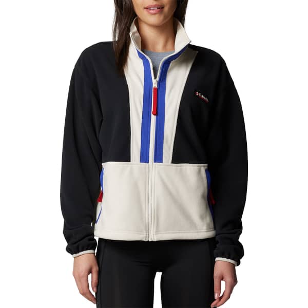 Veste polaire COLUMBIA BACKBOWL II FULL ZIP FLEECE W BLACK/CHALK