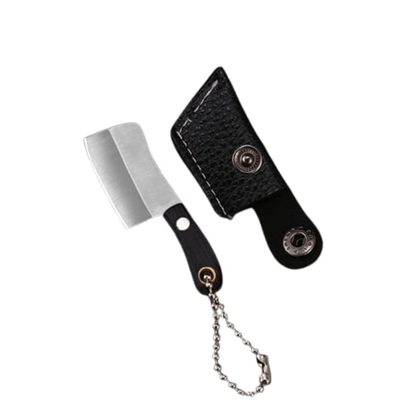 INF Mini nøkkelkniv, lommekniv i rustfritt stål for EDC, frukt, pakkeåpning