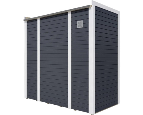 Cubo 1 tuinhuis met vloer, 234 x 121 cm, antraciet