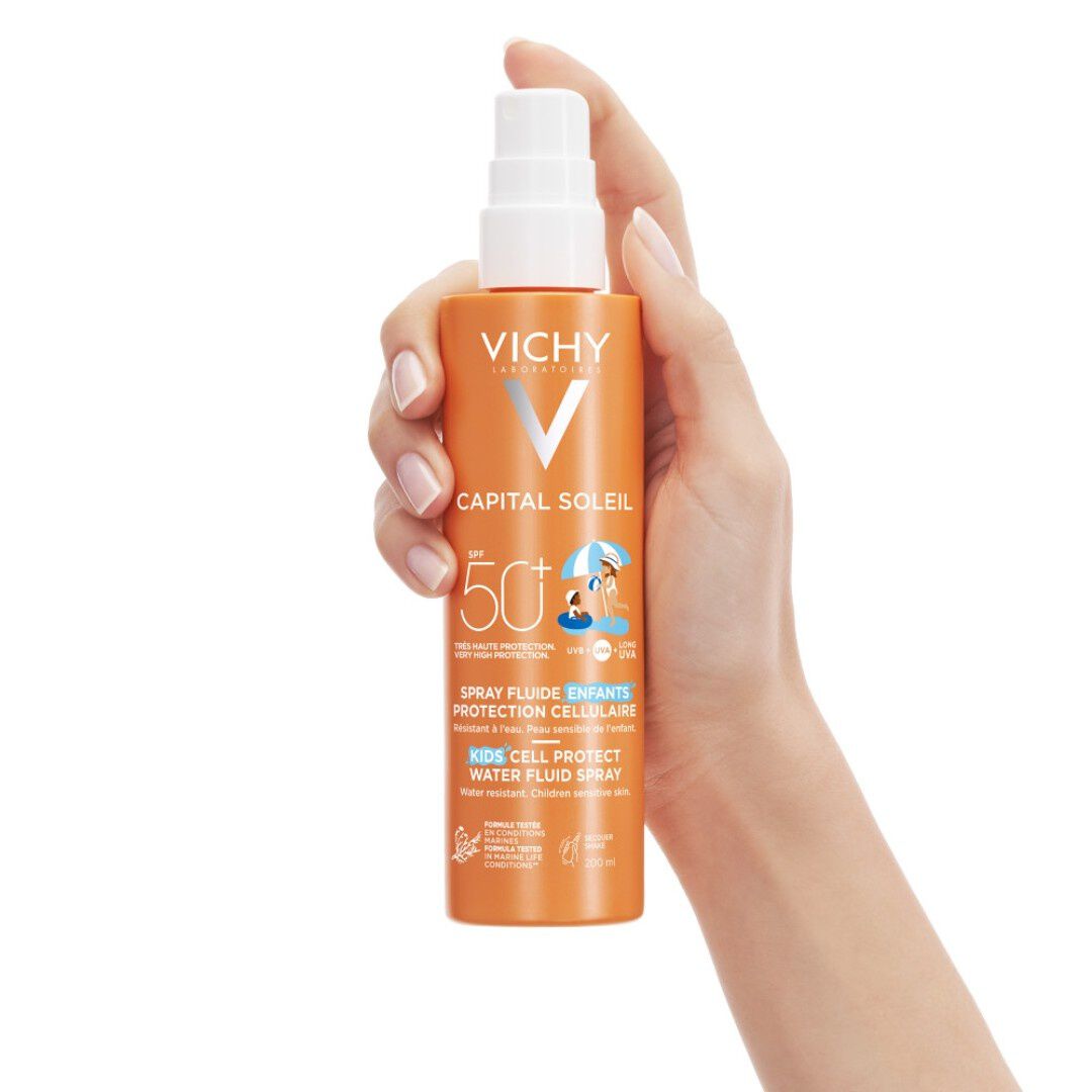 VICHY  Capital Soleil Spray Cell Protect Crianças FPS50+ - 200ml