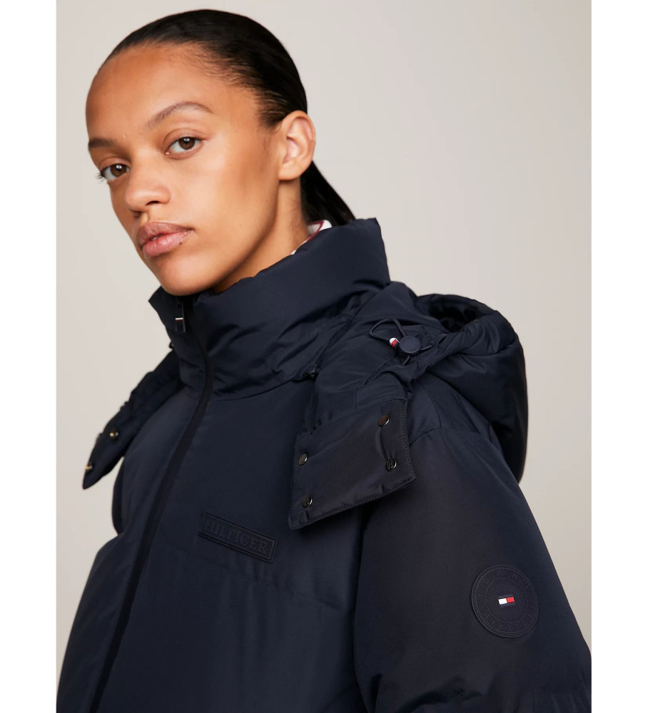 Jaqueta acolchoada Tommy Hilfiger New York com Gore-Tex azul-marinho