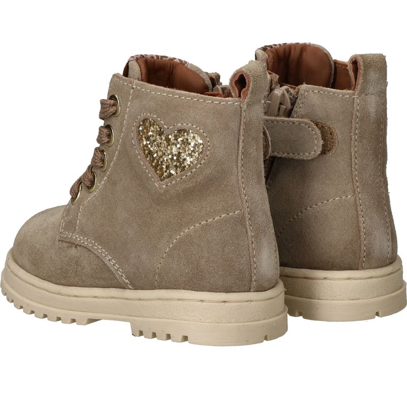 IK-KE Veterboots Beige Meisjes