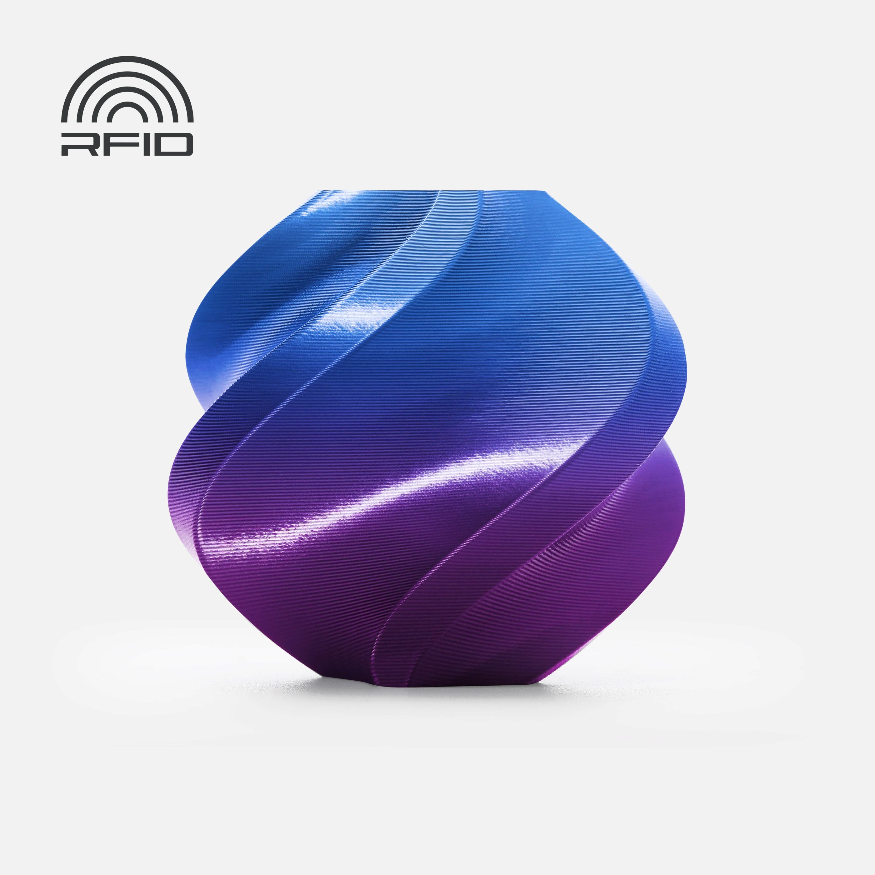 Bambu Lab  PLA Silk Dual Color Aurora Purple, Spule (1.000 g)    Seidiges PLA mit Hochglanz in Aurora Purple