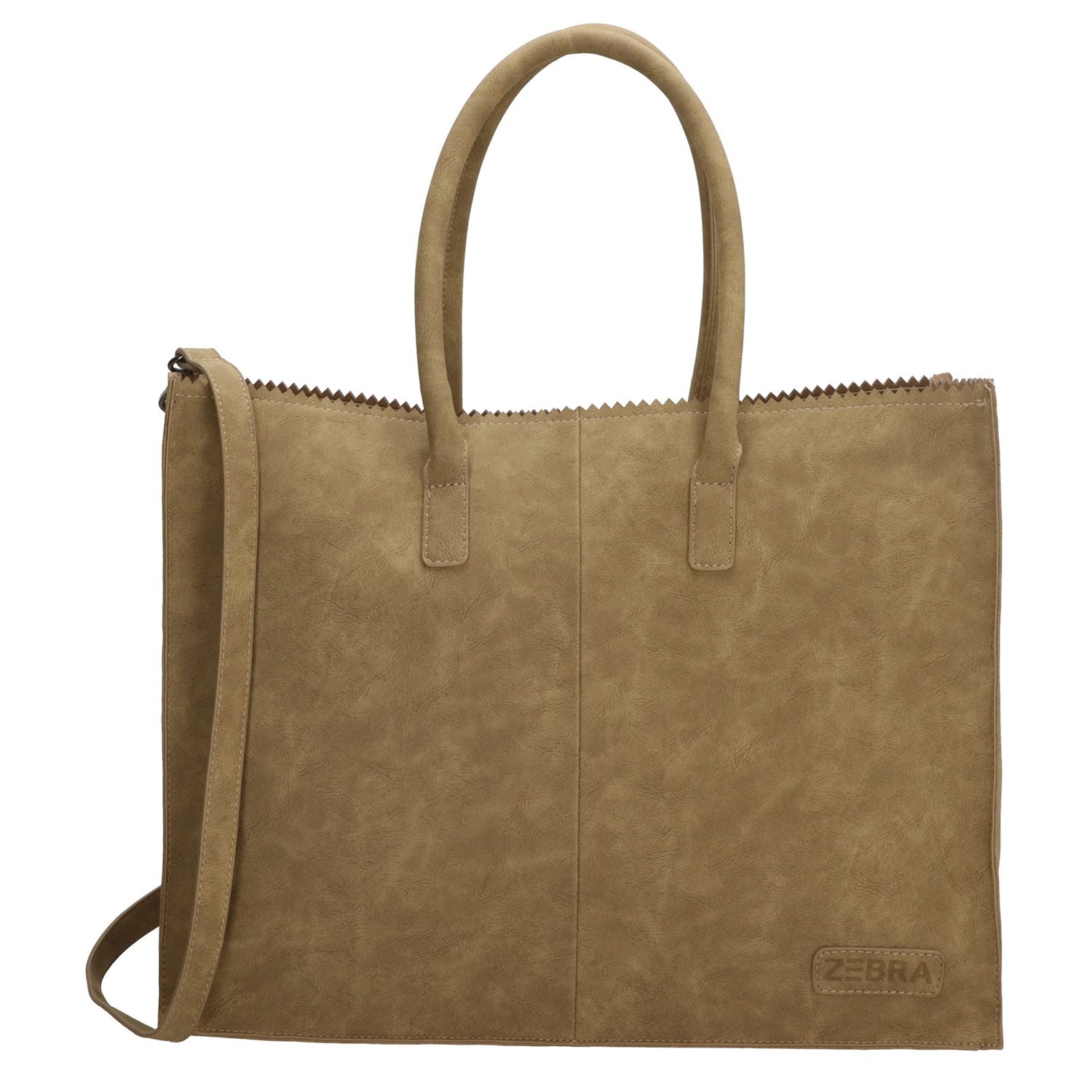 Zebra Trends Lisa XL Shopper olijfgroen