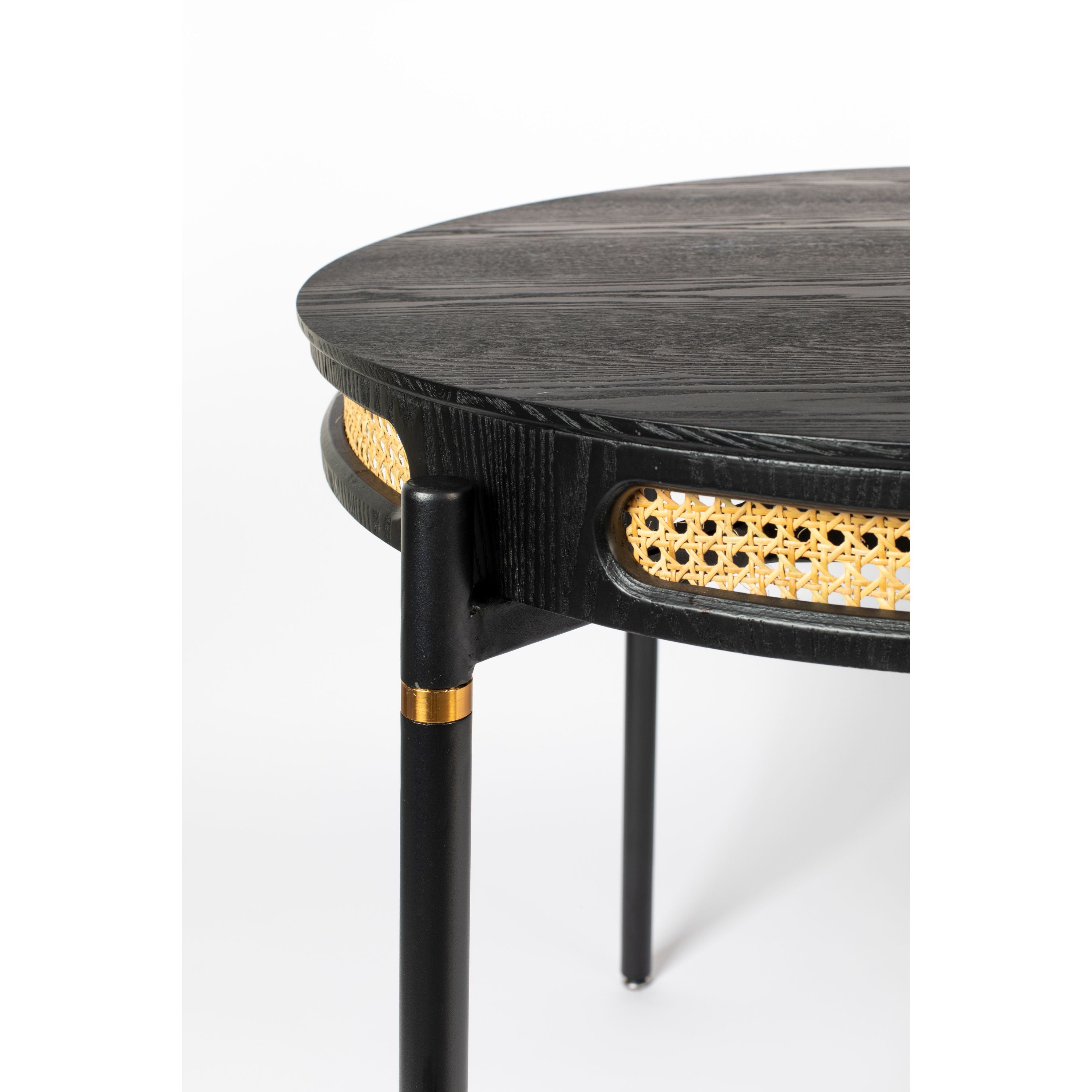 Bold Monkey Don't Stop The Webbing eettafel 180x90 cm  - Zwart