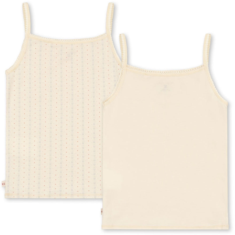 Køb Konges Sløjd Fete De Fleur/Seedpearl Basic 2 Pak Strop Top GOTS