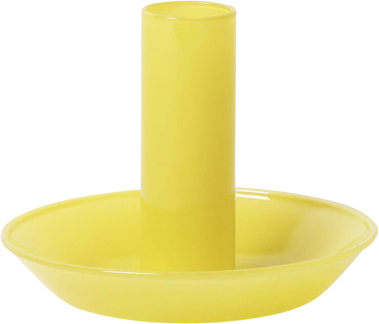 AU Maison Glas lysestage, chartreuse, 10xø8 cm