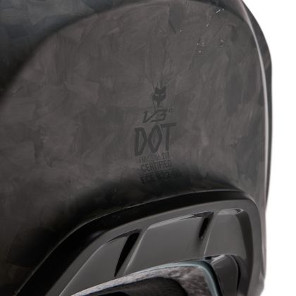 Casque cross Fox V3 RS CARBON SOLID 2024 - Noir