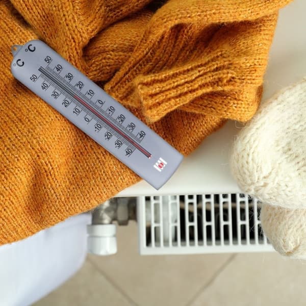 Analogt termometer: Lufttemperatur innendørs/utendørs, -40°C til 50°C
