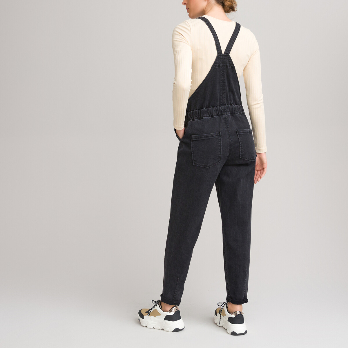 LA REDOUTE COLLECTIONS<br>Jardineira de maternidade em algodão orgânico