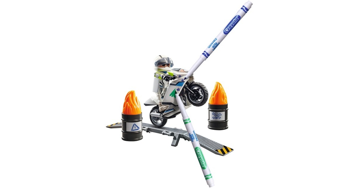 PLAYMOBILColor - Motorcrossmotor Constructiespeelgoed  (71377)