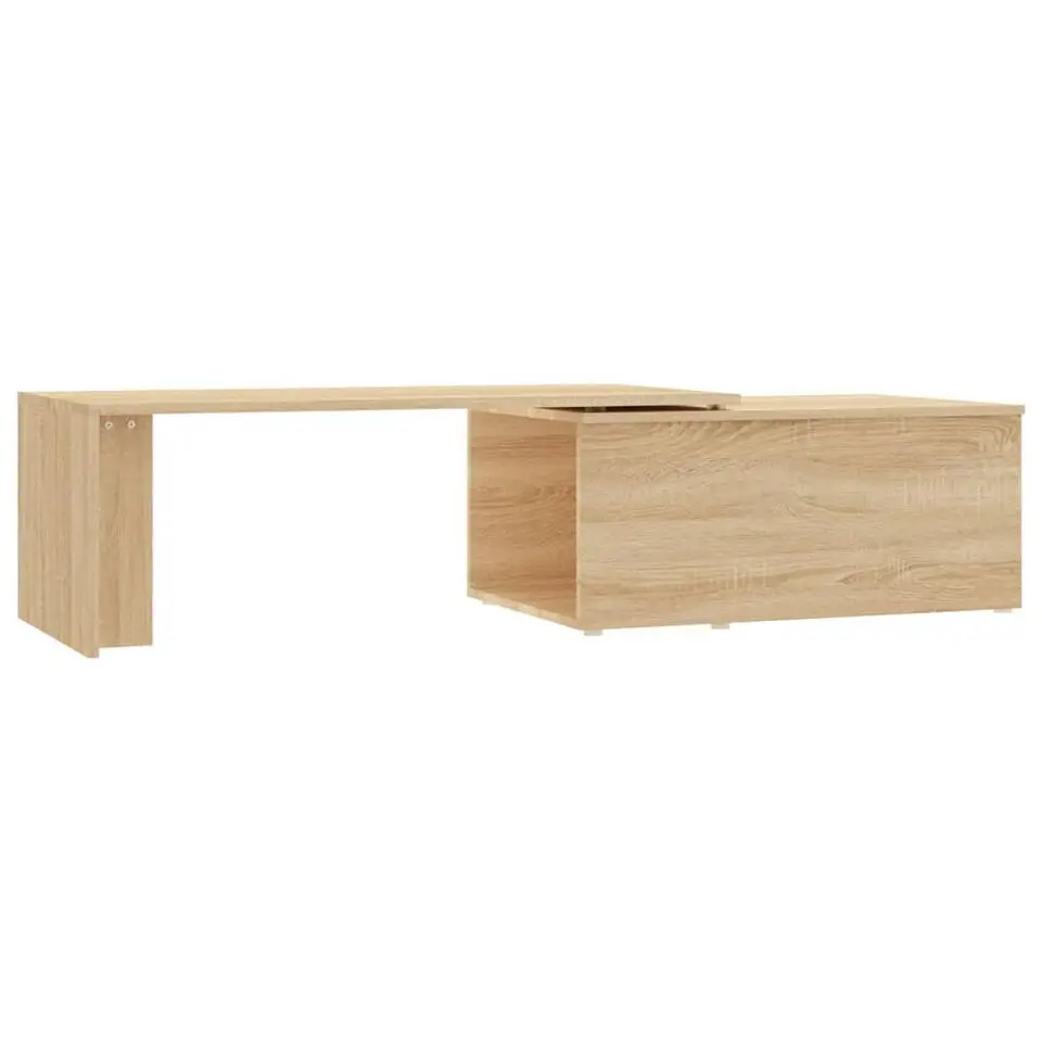 vidaXL - Salontafel - Bruin - Bewerkt hout