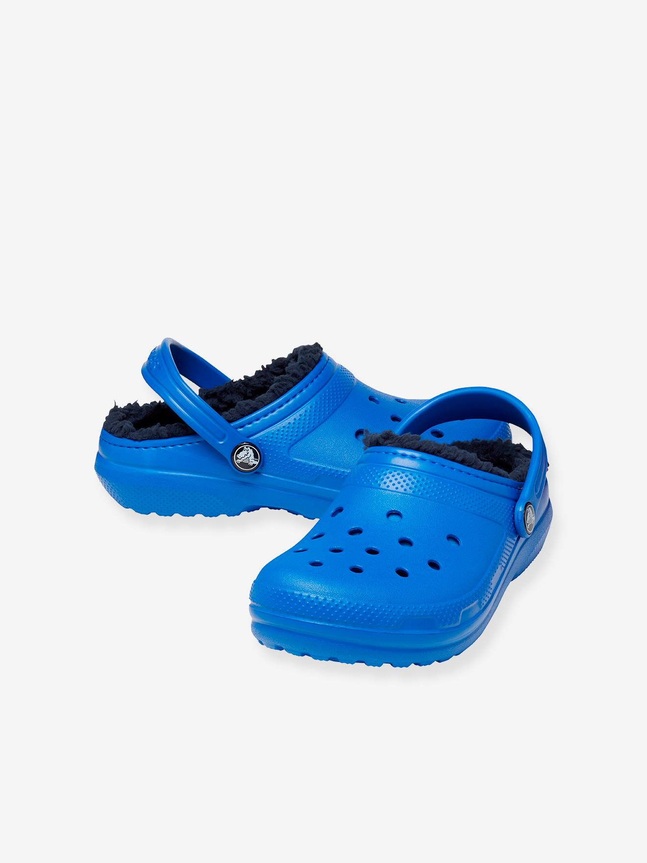Tamanco infantil clássico forrado CROCS™ Azul