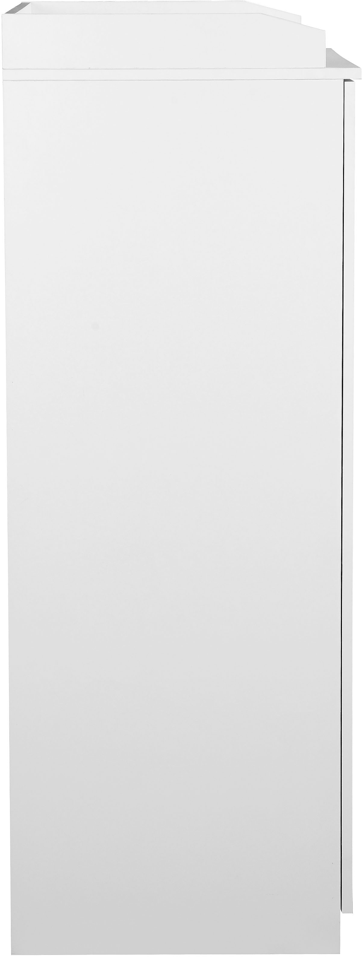 Home affaire Sekretär »Aalborg« PC-Schrank im Landhaus-Stil, Tastaturauszug, Stauraum, 80x134,5 cm