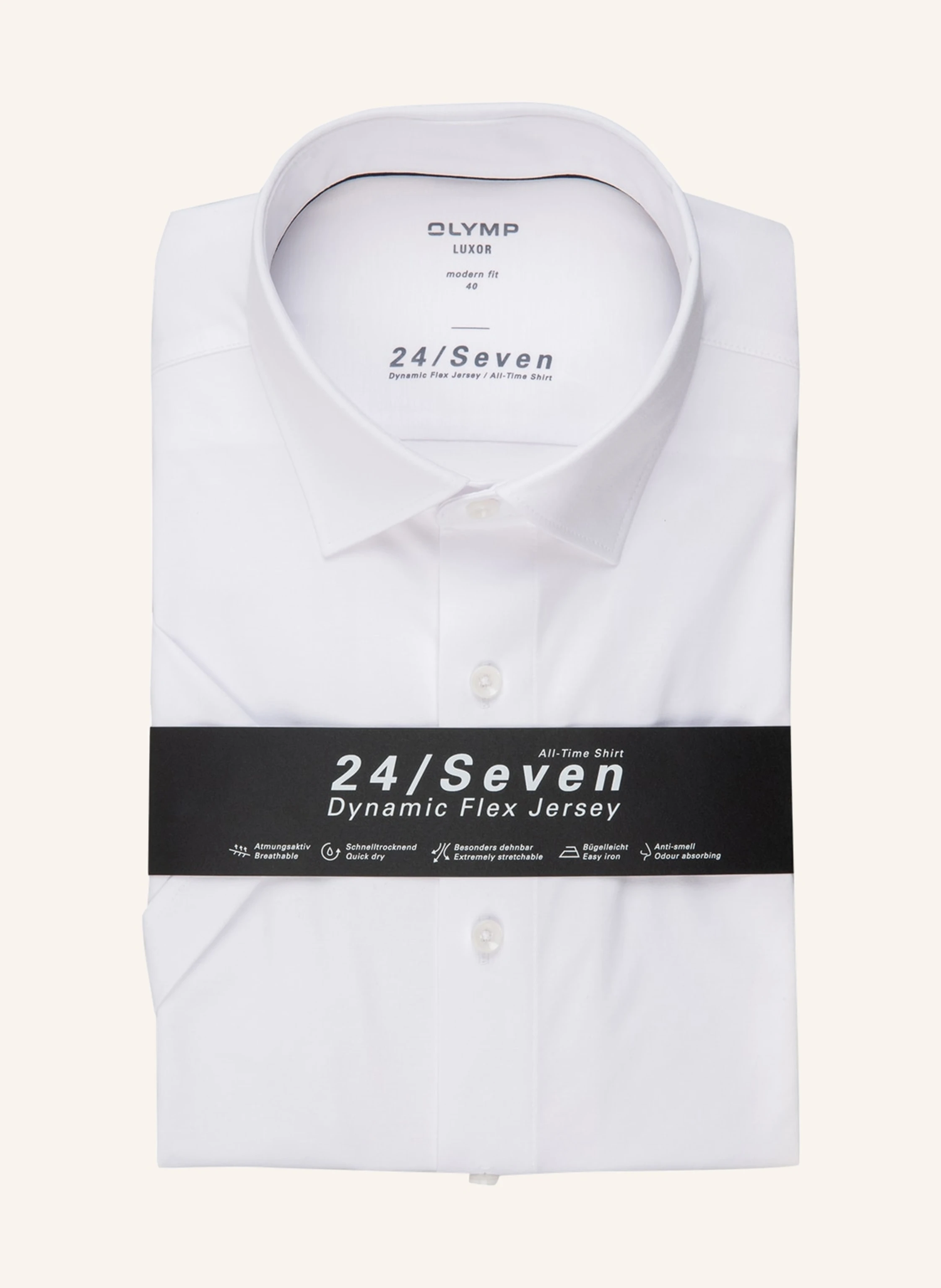 OLYMP Kurzarm-Hemd Luxor 24/Seven modern fit
