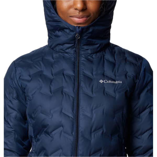 Doudoune randonnée COLUMBIA W DELTA RIDGE II DOWN HOODED JACKET COLLEGIATE NAVY
